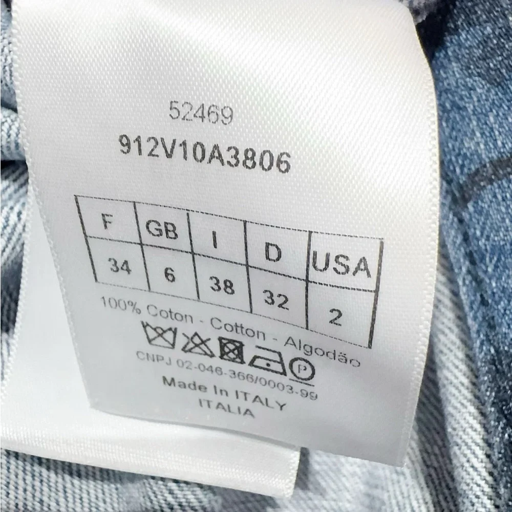 Authentic Dior Textured Blue Jacket - Picture 6 of 6